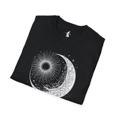 Sun & Moon Yin Yang Graphic T-Shirt