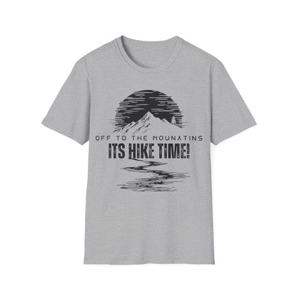 Outdoor Adventure Hike Time T-Shirt | Unisex Softstyle Tee for Nature Lovers