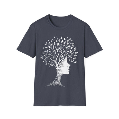 Nature-Inspired Unisex Softstyle T-Shirt - Tree of Life Design