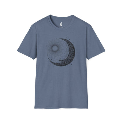 Sun & Moon Yin Yang Graphic T-Shirt