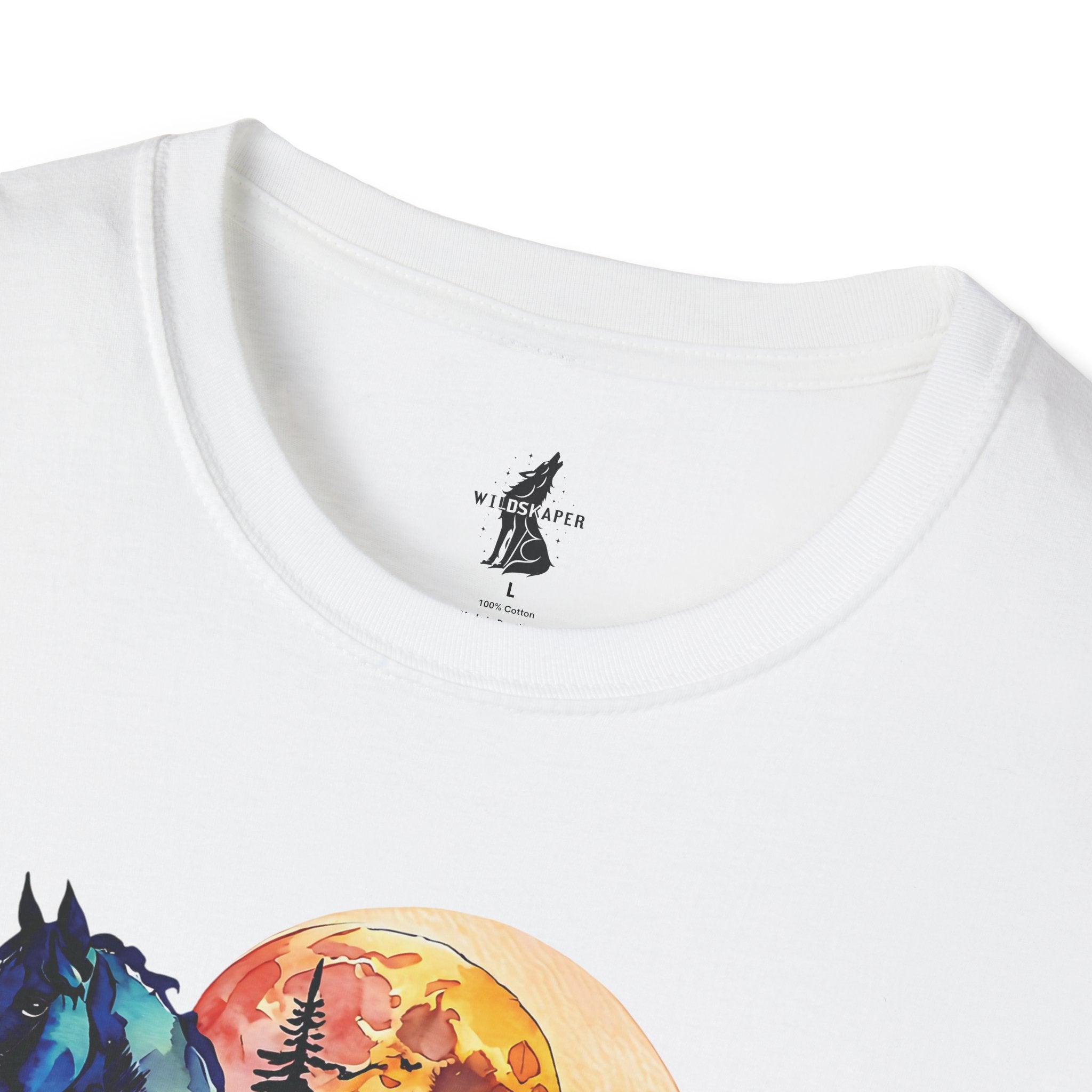 Wild Spirit Horse Sunset Graphic T-Shirt