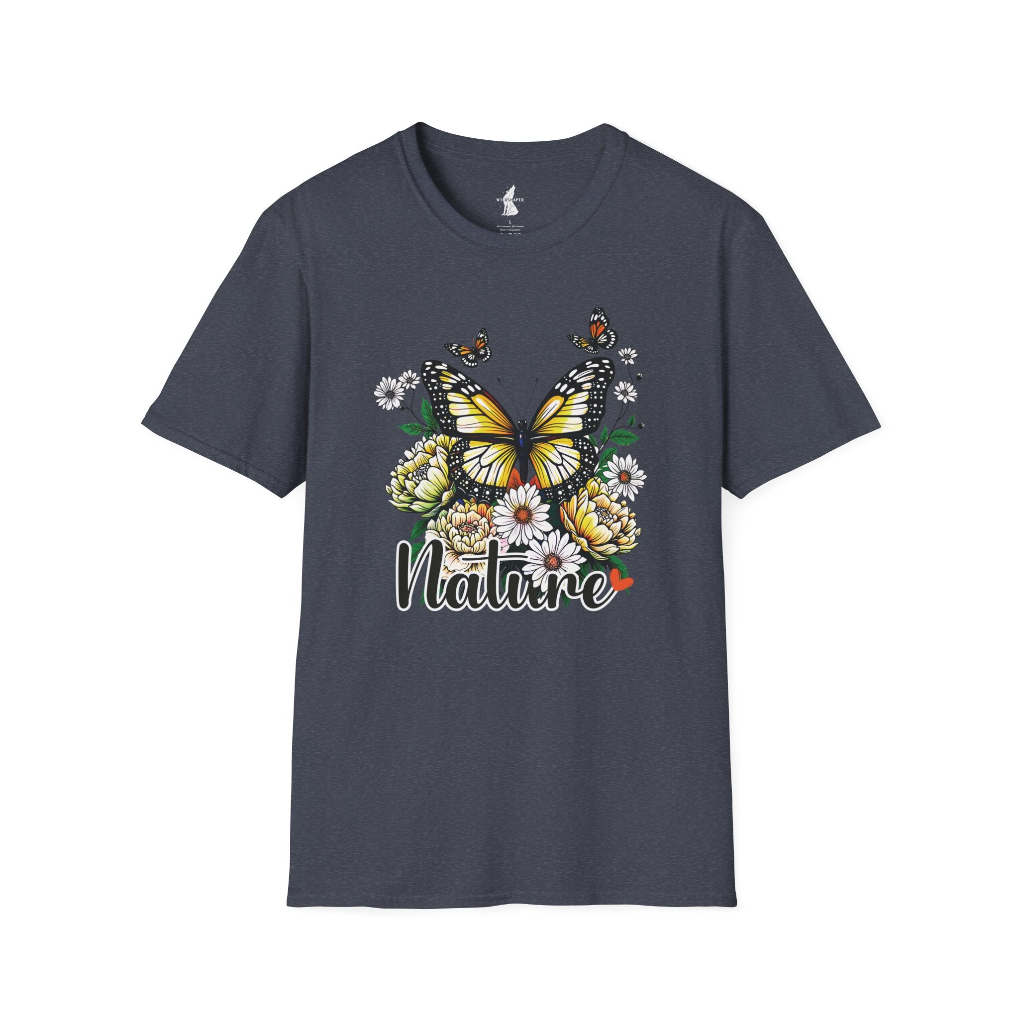 Nature Lover Butterfly Graphic T-Shirt
