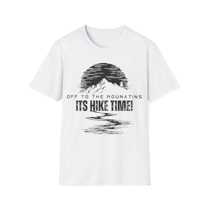 Outdoor Adventure Hike Time T-Shirt | Unisex Softstyle Tee for Nature Lovers