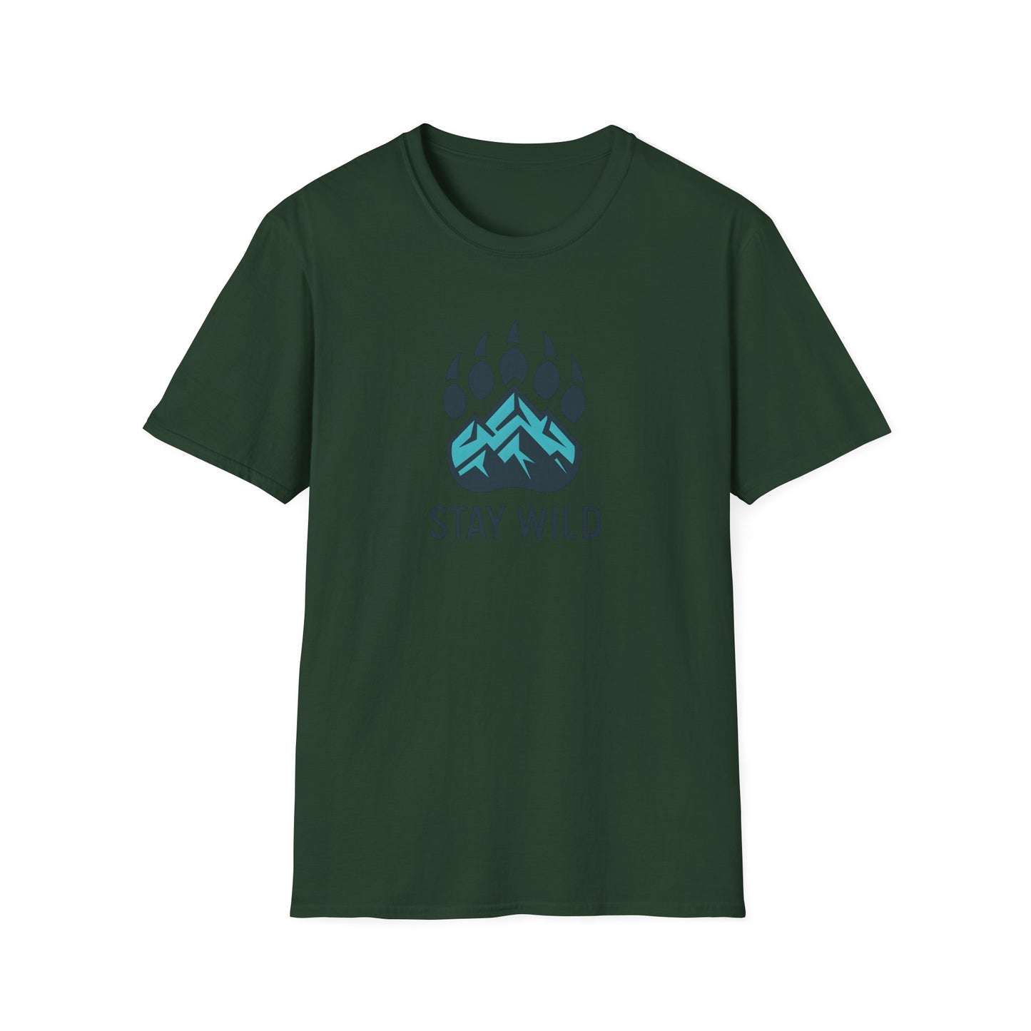 Stay Wild Mountain Emblem T-Shirt