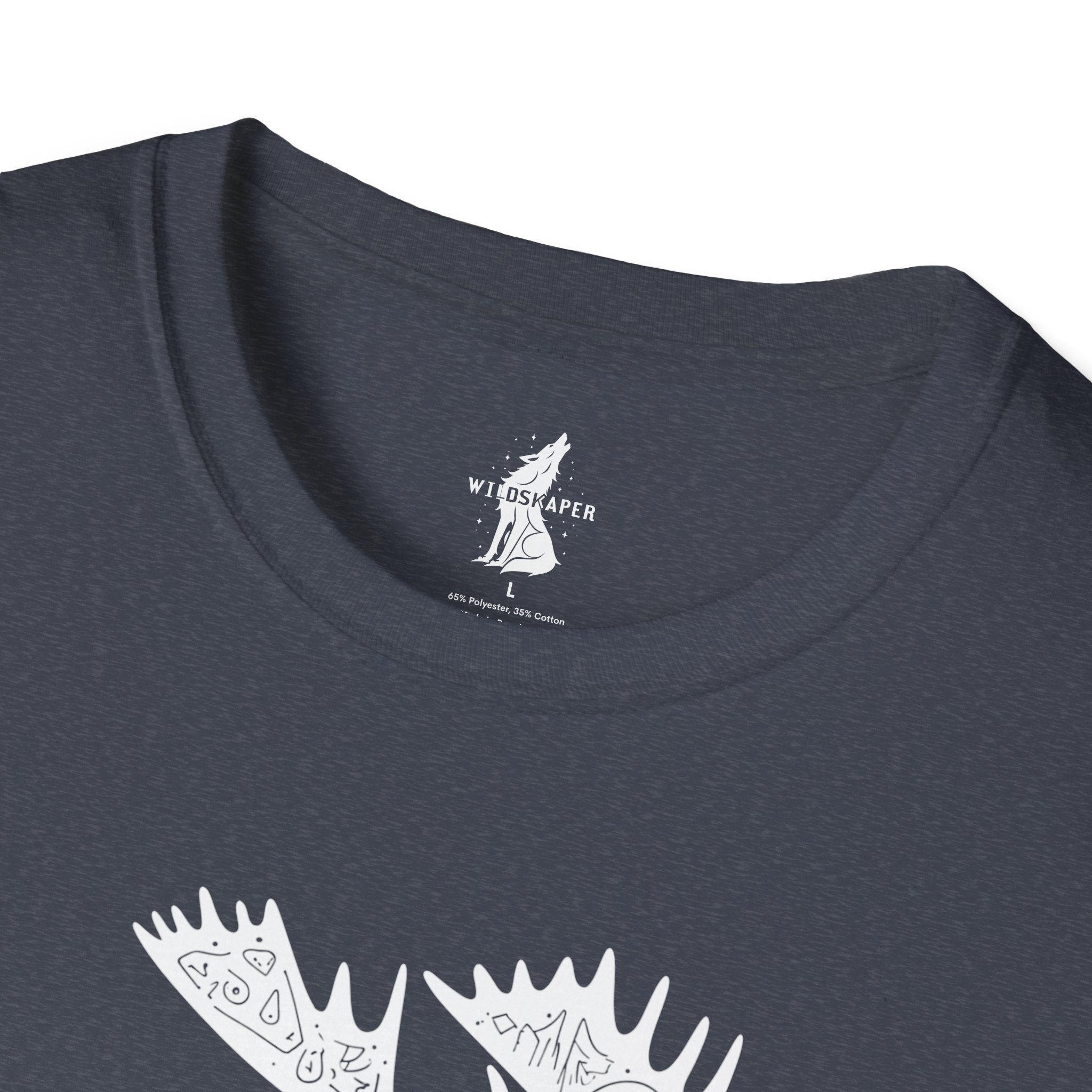 Moose Line Art Graphic T-Shirt