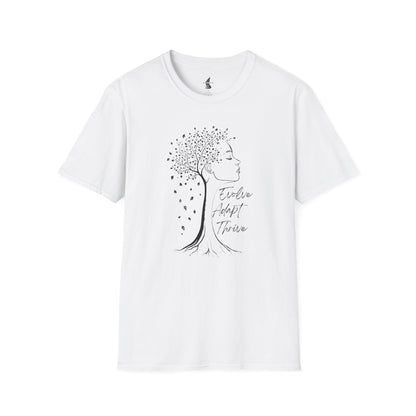 Evolve Adapt Thrive Like Nature Graphic T-shirt