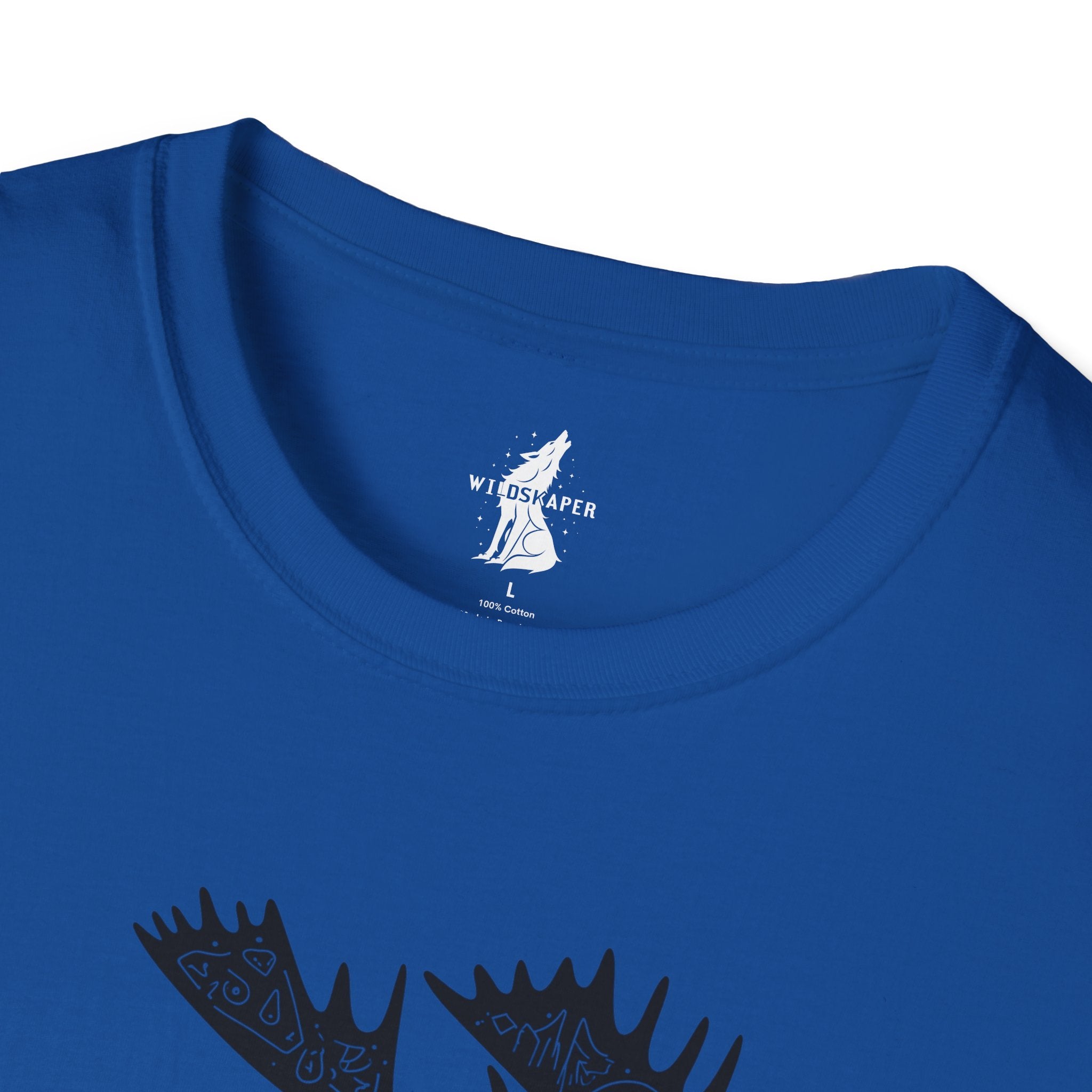 Moose Line Art Graphic T-Shirt