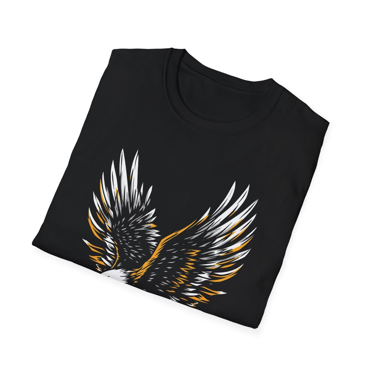 Eagle Adventure Unisex Softstyle T-Shirt - Bold Graphic Tee for Nature Lovers