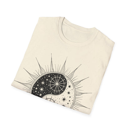 Cosmic Yin Yang Unisex Softstyle T-Shirt