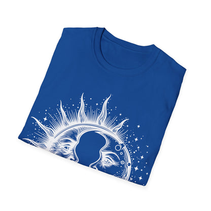 Sun & Moon Graphic Unisex T-Shirt | Celestial Art Tee for All Occasions