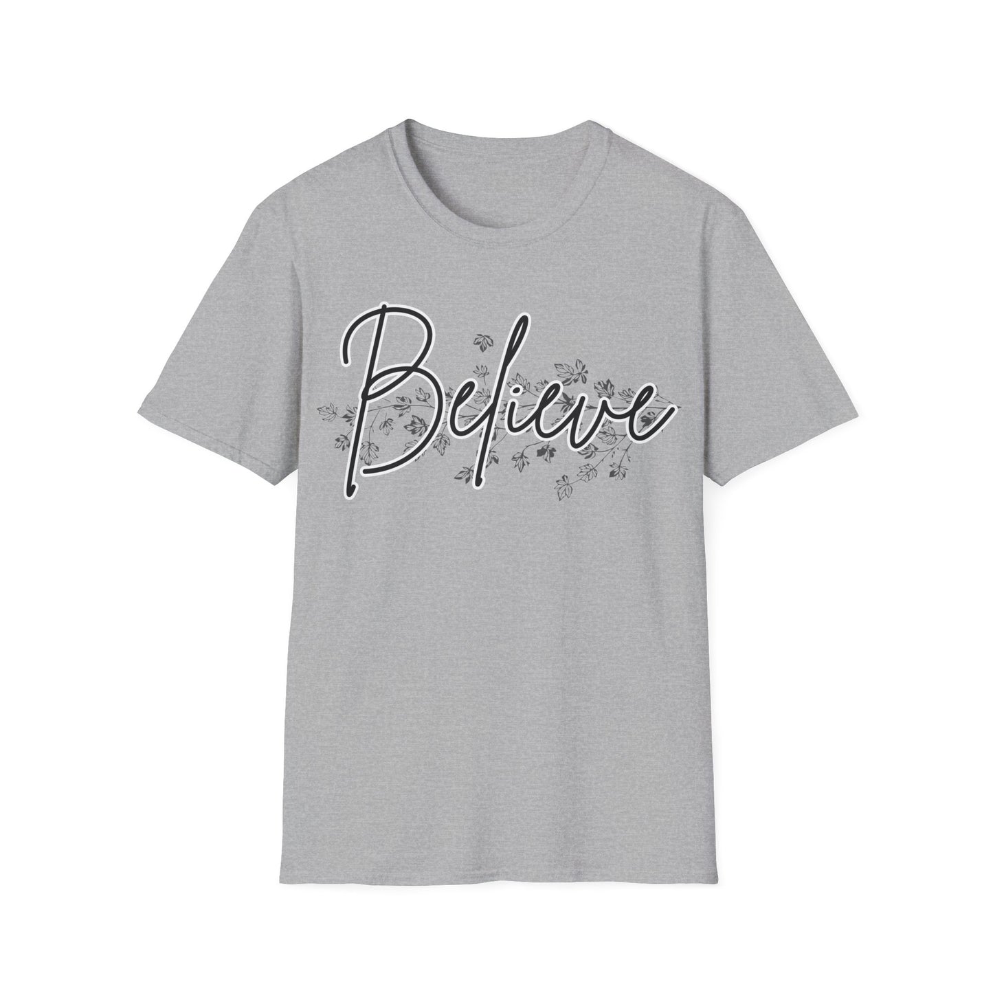 Inspirational 'Believe' Unisex Softstyle T-Shirt - Comfort for Every Occasion