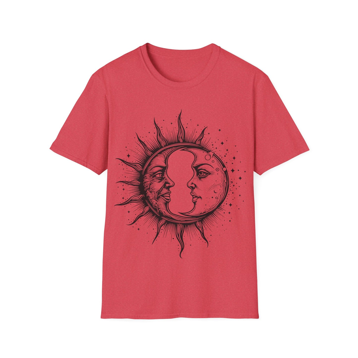 Sun & Moon Graphic Unisex T-Shirt | Celestial Art Tee for All Occasions