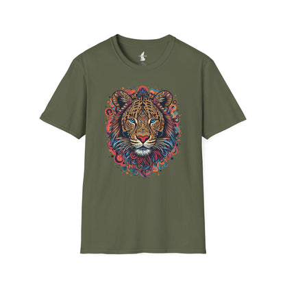 Vibrant Lion Eye-Catching Graphic T-Shirt