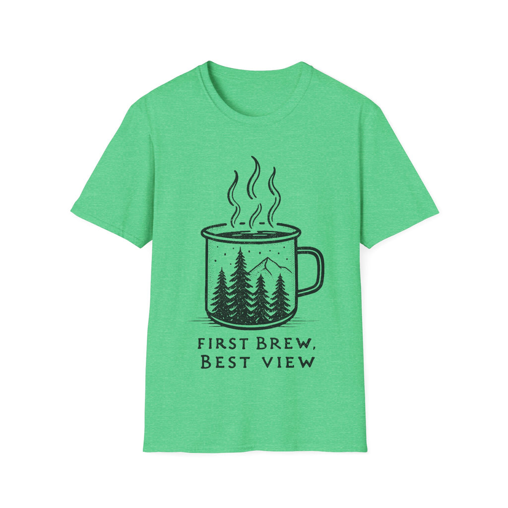 First Brew Best View T-Shirt