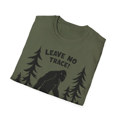 Leave No Trace! Unisex Softstyle T-Shirt for Nature Lovers