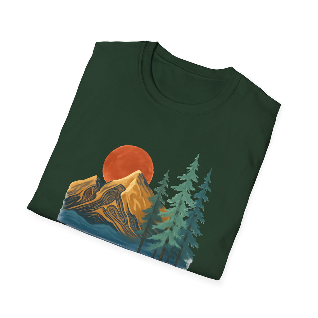 Sunset Mountain Scene T-Shirt