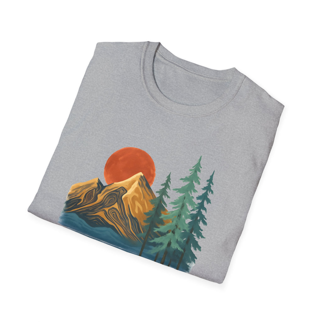 Sunset Mountain Scene T-Shirt