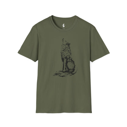 Howling Wolf Silhouette Nature T-Shirt