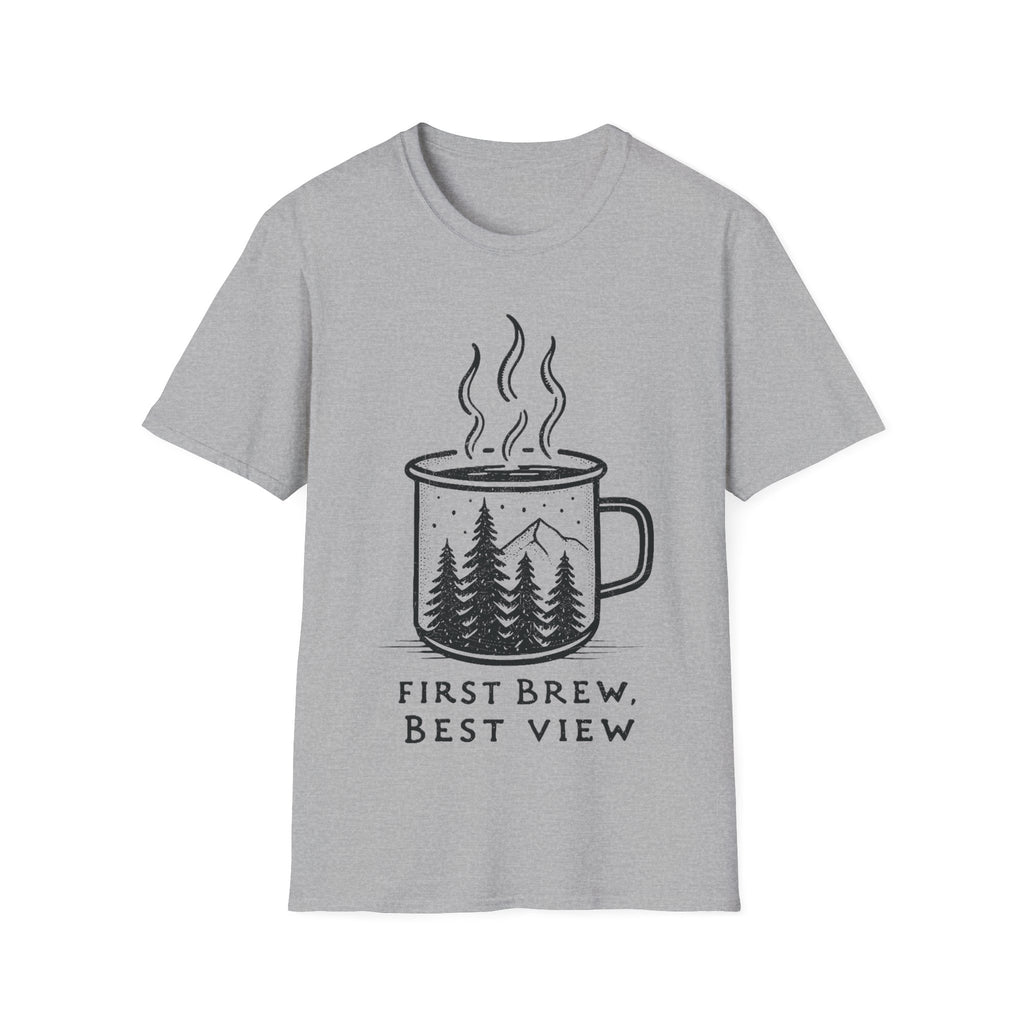 First Brew Best View T-Shirt
