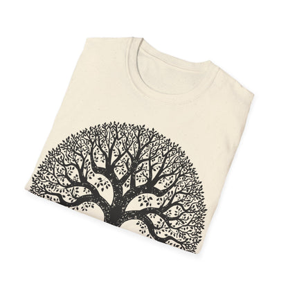 Tree of Life Unisex Softstyle T-Shirt – Nature Inspired Design for Eco-Lovers