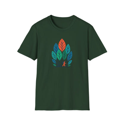 Hiker in Leaves T-Shirt