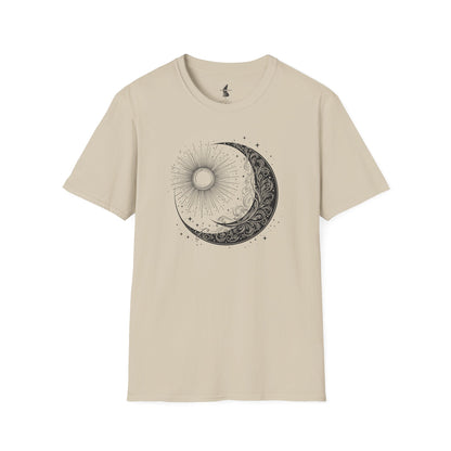 Sun & Moon Yin Yang Graphic T-Shirt