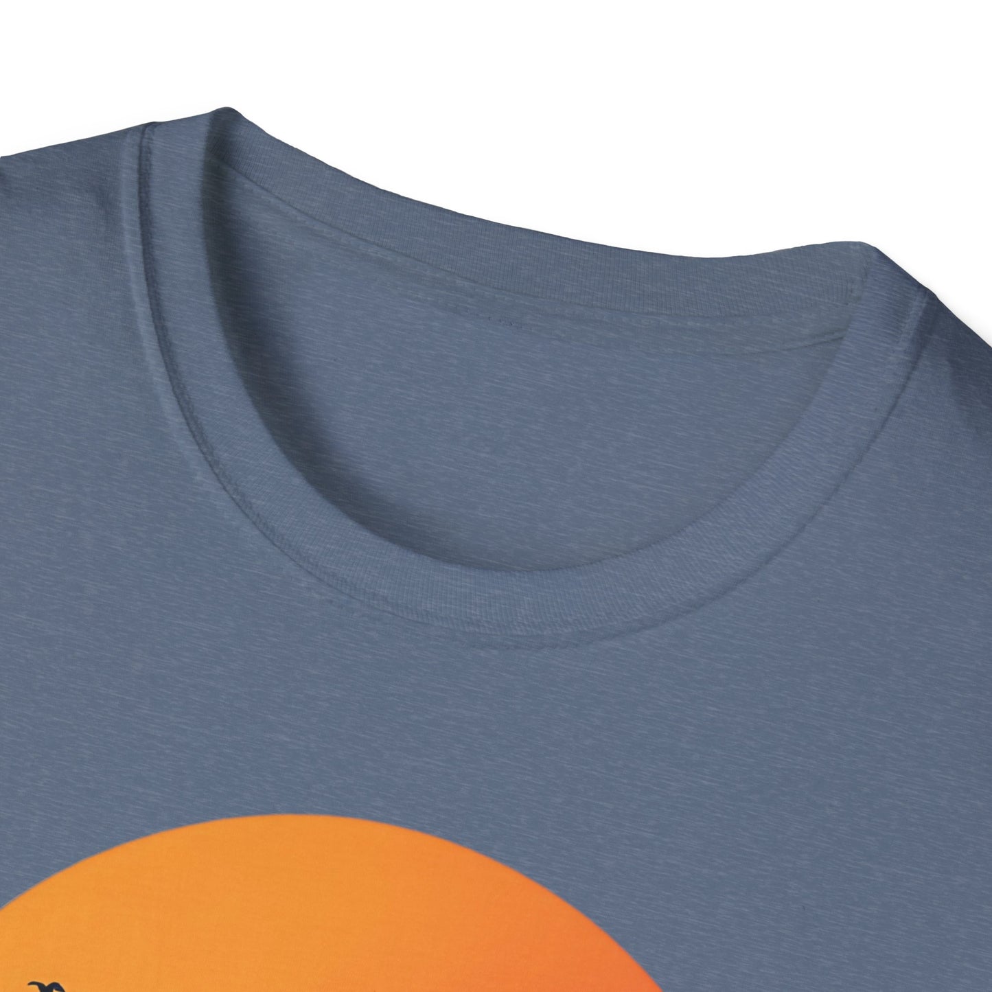 Mountain Sunset Unisex Softstyle T-Shirt │ Adventure & Nature Inspired