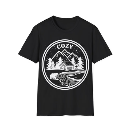 Cozy Cabin Unisex T-Shirt | Nature Inspired Graphic Tee