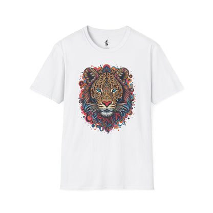 Vibrant Lion Eye-Catching Graphic T-Shirt