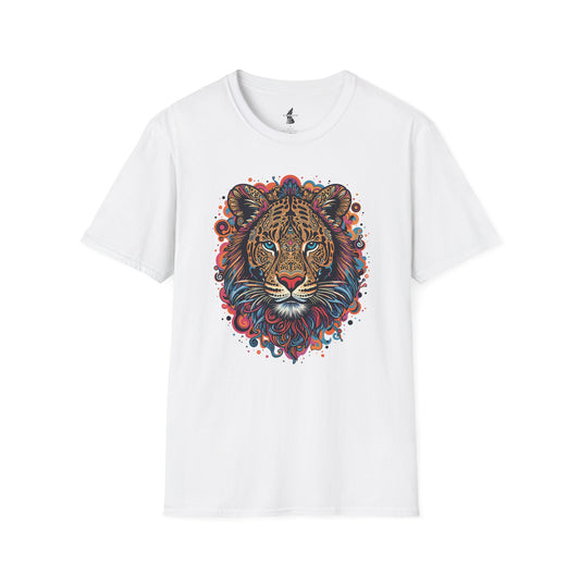 Vibrant Lion Eye-Catching Graphic T-Shirt