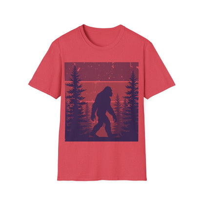 Sasquatch Adventure Unisex Softstyle T-Shirt - Nature Lover's Tee