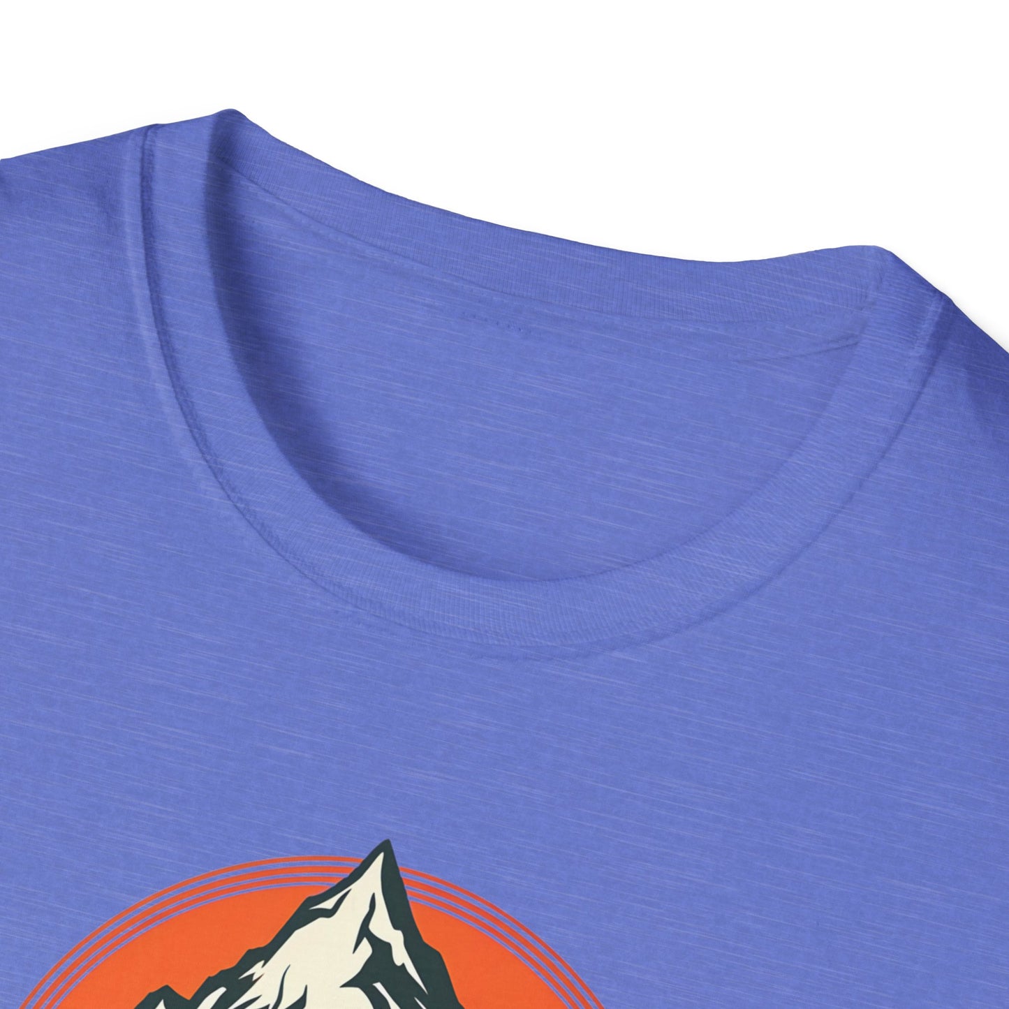 Unisex Softstyle T-Shirt - 'The Mountains Are Calling' Adventure Tee