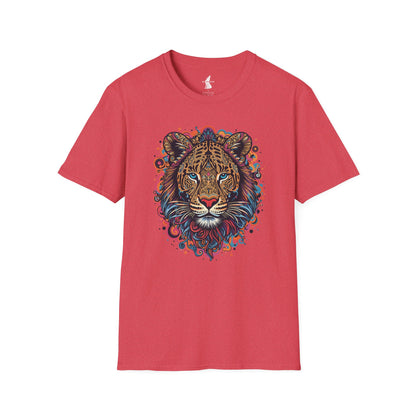 Vibrant Lion Eye-Catching Graphic T-Shirt