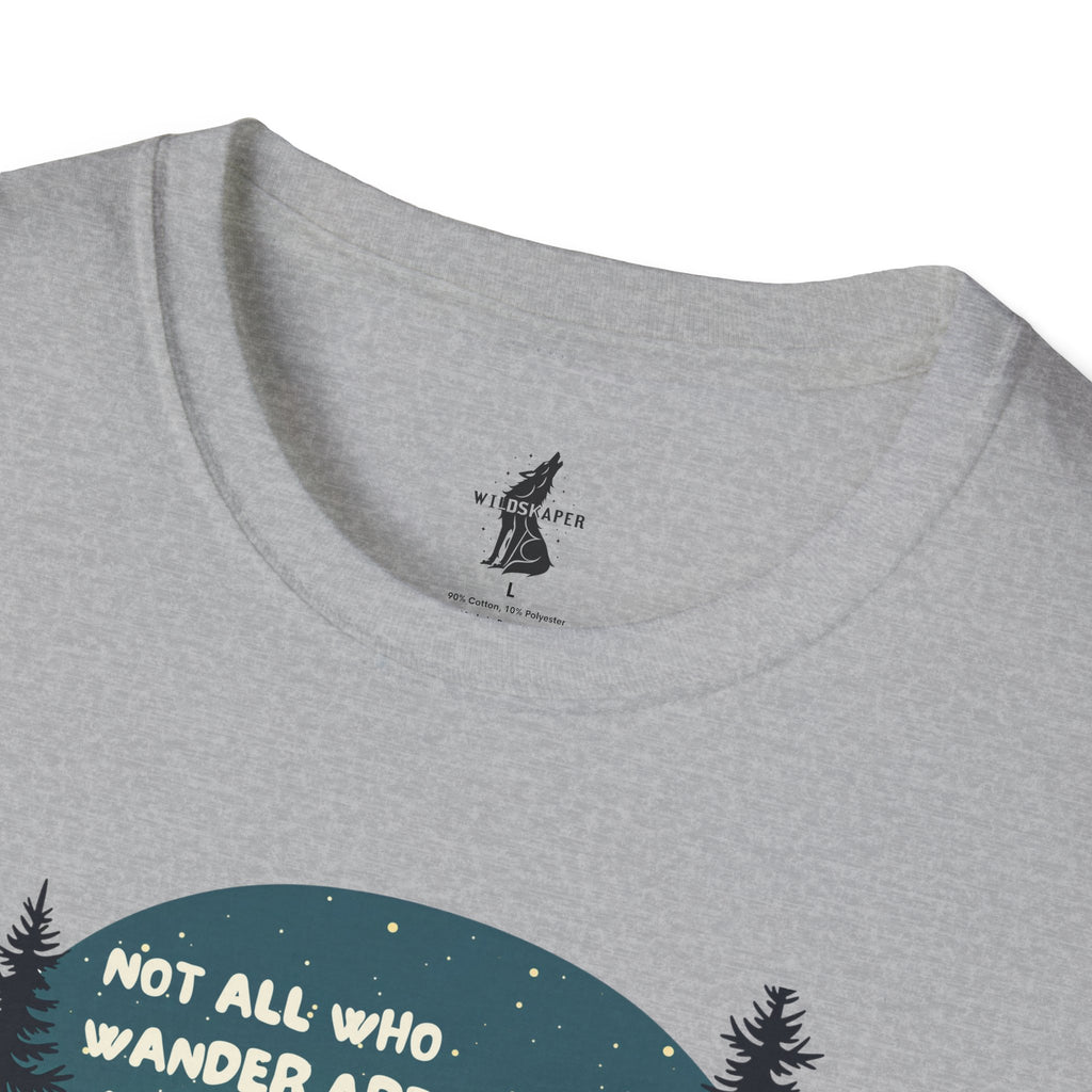 'Not All Who Wander Are Lost, Some Are Just Hiding' Bigfoot T-Shirt