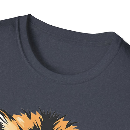 Majestic Lion Unisex Softstyle T-Shirt - Bold Wild Animal Graphic Tee