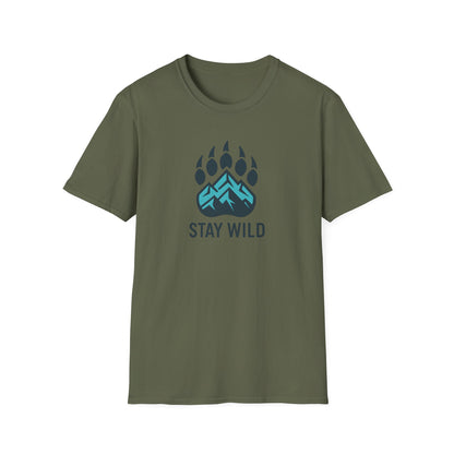 Stay Wild Mountain Emblem T-Shirt