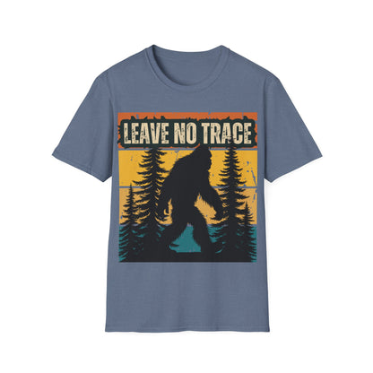 Leave No Trace Bigfoot Unisex Softstyle T-Shirt - Adventure & Nature Tee