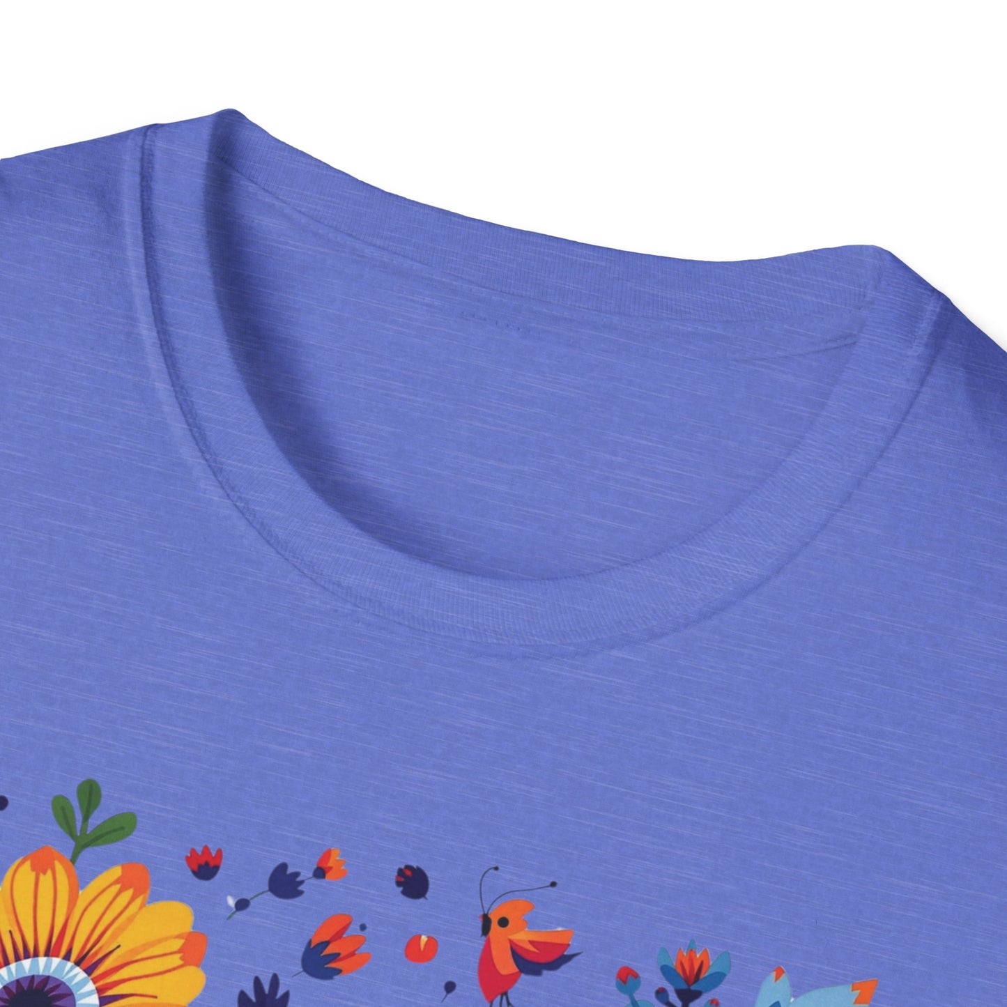 Floral Garden Unisex Softstyle T-Shirt - Vibrant Flower Art for Nature Lovers