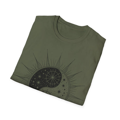 Cosmic Yin Yang Unisex Softstyle T-Shirt