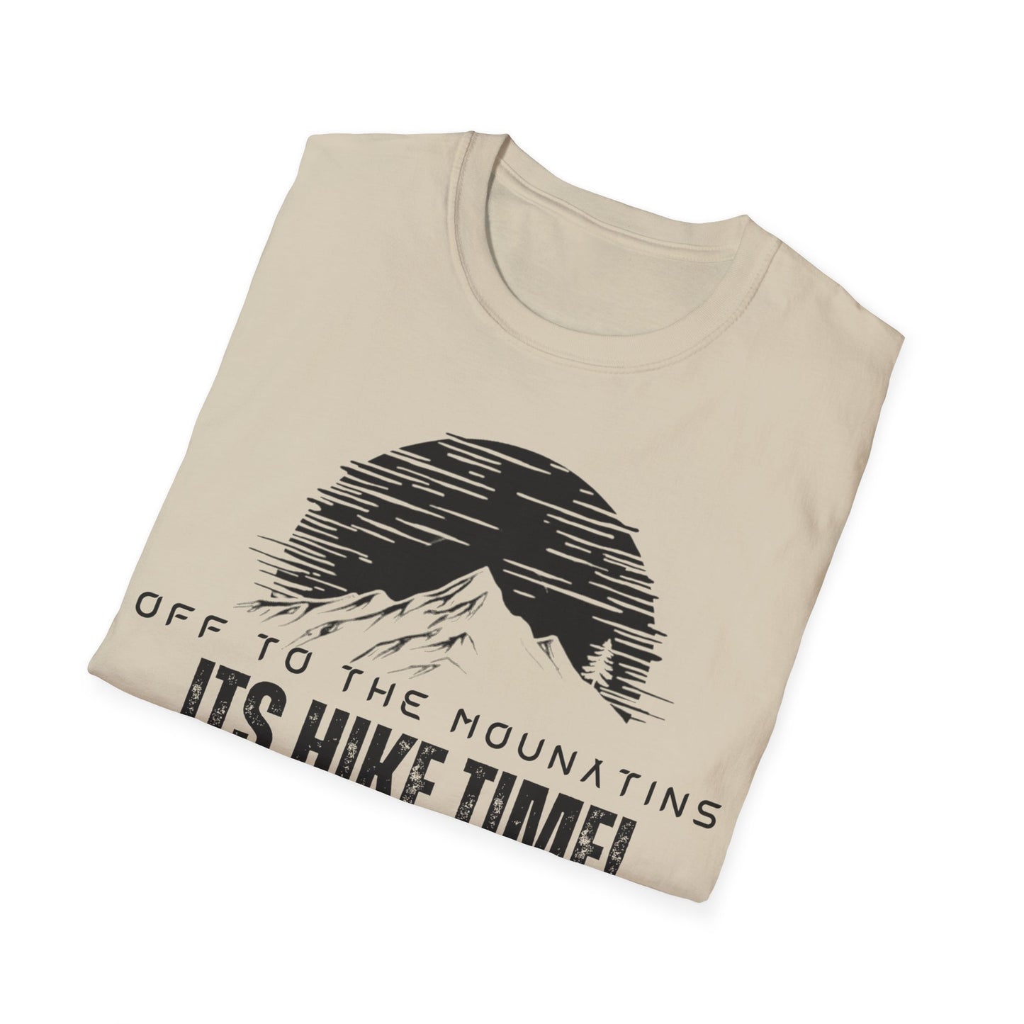 Outdoor Adventure Hike Time T-Shirt | Unisex Softstyle Tee for Nature Lovers