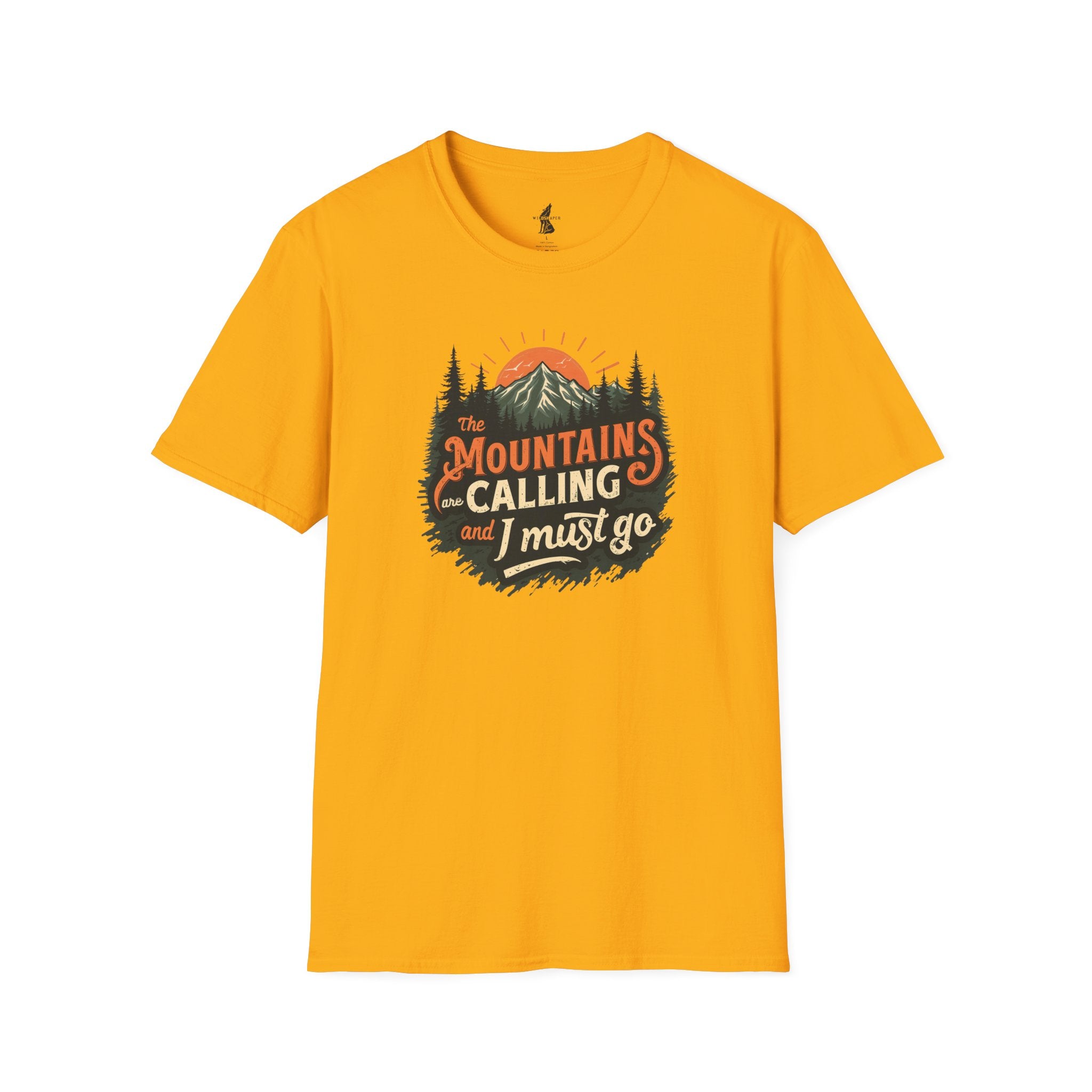 Mountains Are Calling And I Must Go Nature Lover T-Shirt