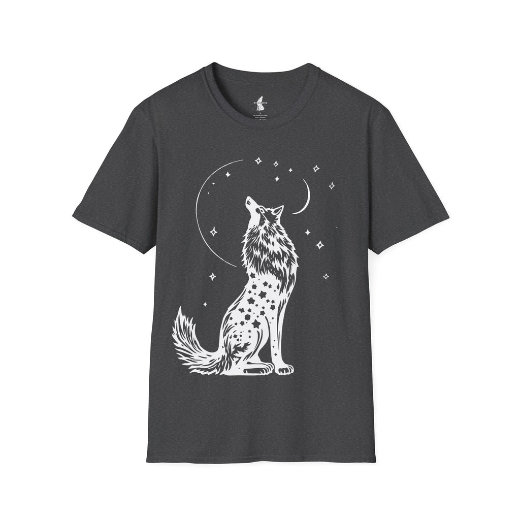 Celestial Howling Wolf T-Shirt