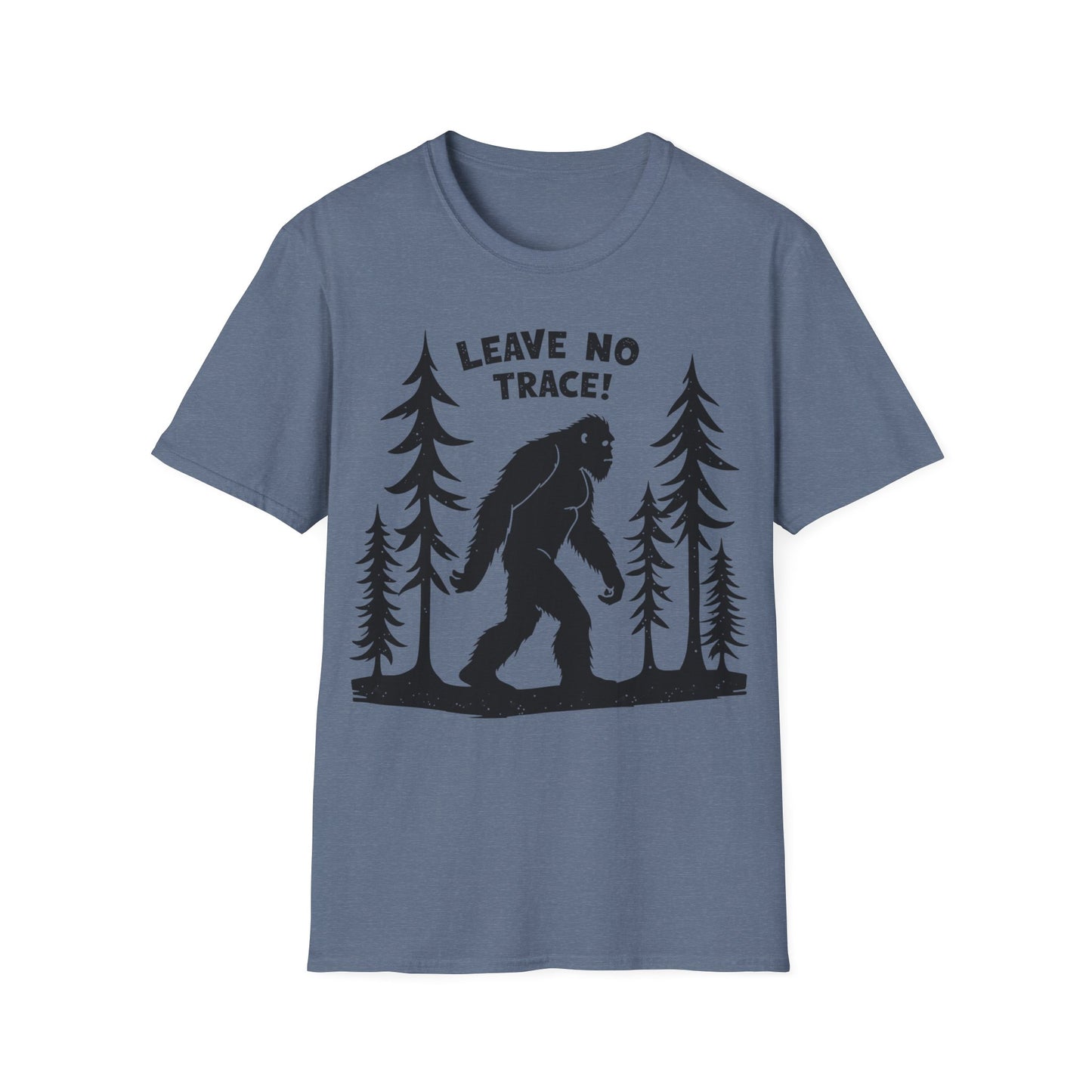 Leave No Trace! Unisex Softstyle T-Shirt for Nature Lovers