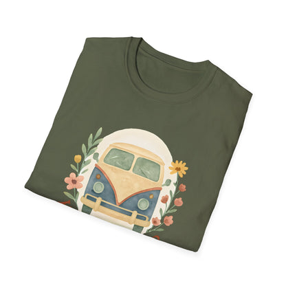Floral Camper Van T-Shirt