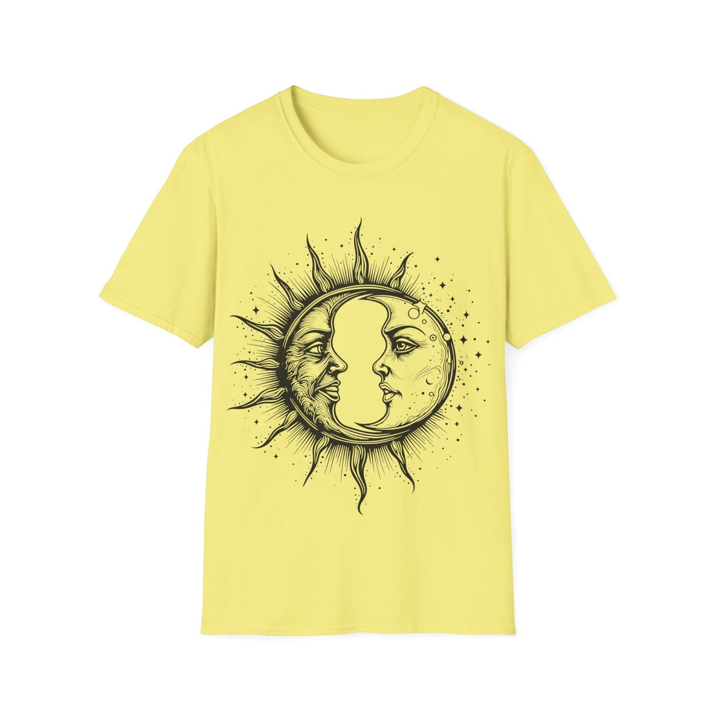 Sun & Moon Graphic Unisex T-Shirt | Celestial Art Tee for All Occasions