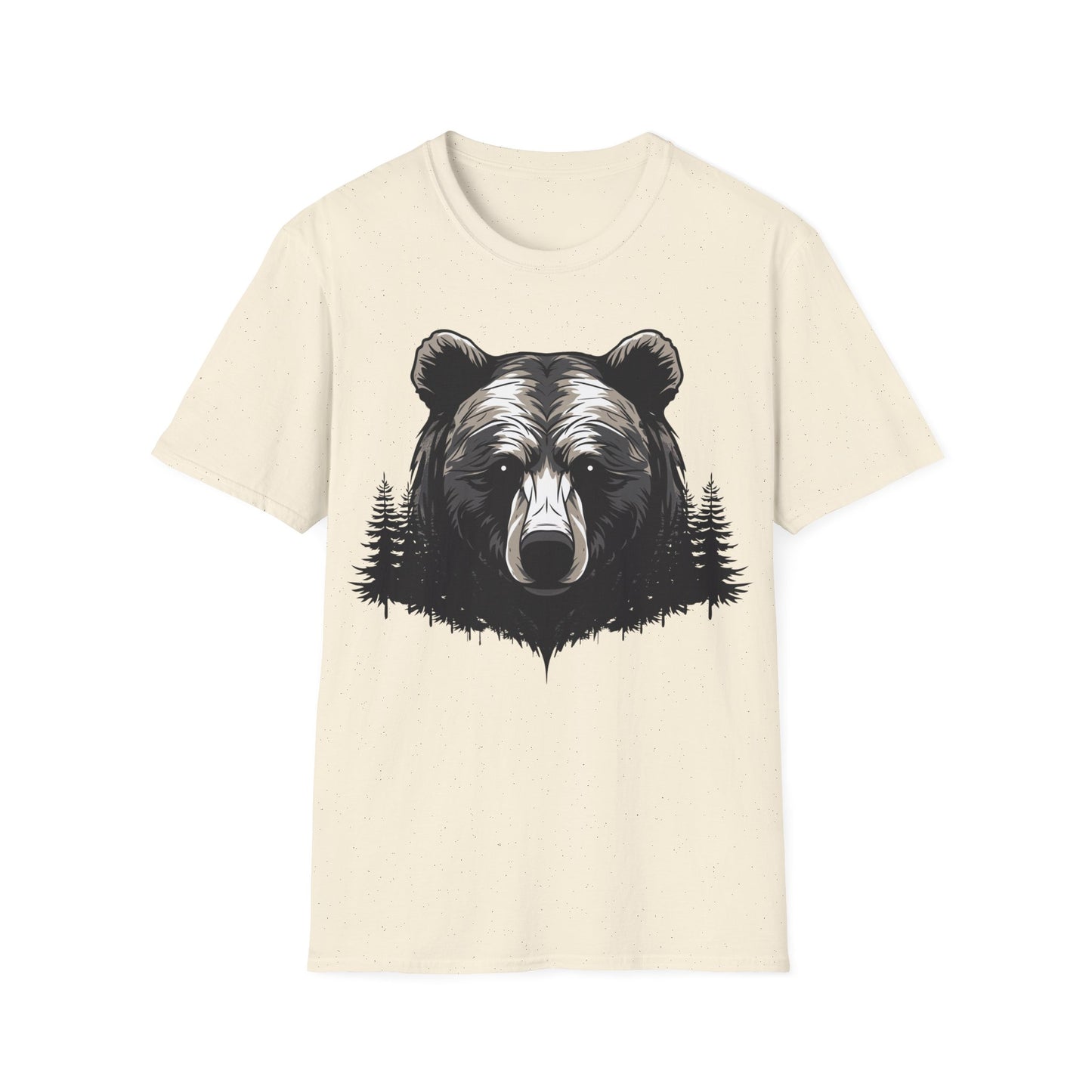 Unisex Bear Nature Softstyle T-Shirt - Wilderness Graphic Tee