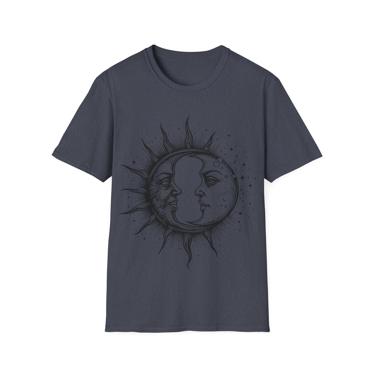 Sun & Moon Graphic Unisex T-Shirt | Celestial Art Tee for All Occasions