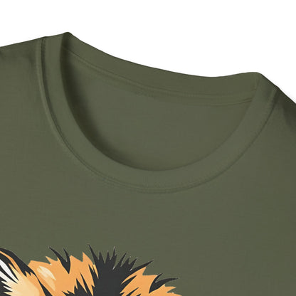 Majestic Lion Unisex Softstyle T-Shirt - Bold Wild Animal Graphic Tee