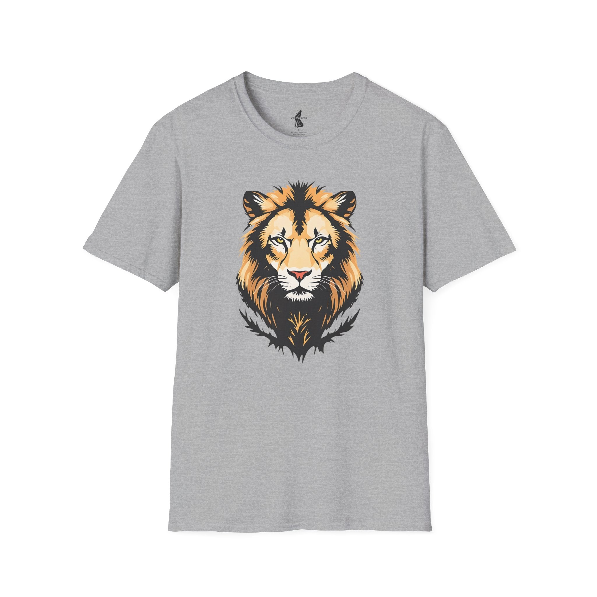 Lion Face Print T-Shirt