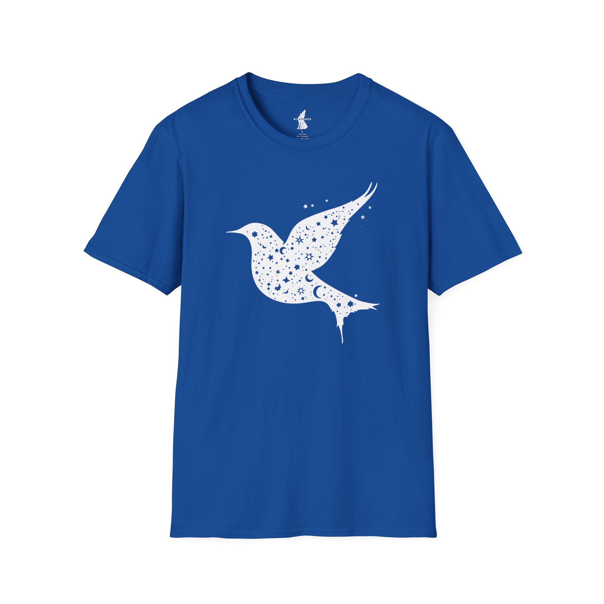 Celestial Bird Cosmic Stars T-Shirt